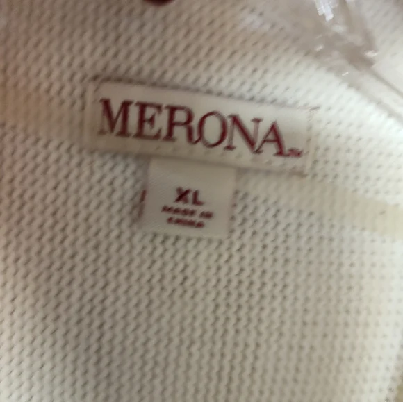 Merona cardigan, white and grey, XL but it seems to be oversized - Picture 6 of 8